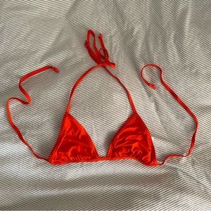 J. Crew red bikini top
